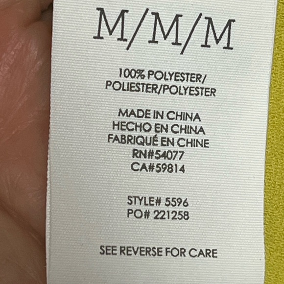 CAbi Yellow Floral Blouse 2-Piece Set - Picture 4 of 8